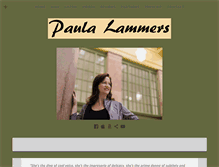 Tablet Screenshot of paulalammers.com